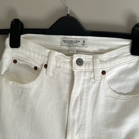 ABERCROMBIE&FITCH ANKLE STRAIGHT ULTRA HIGH RISE - Picture 4 of 7
